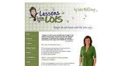 Desktop Screenshot of lessonsfromlois.com